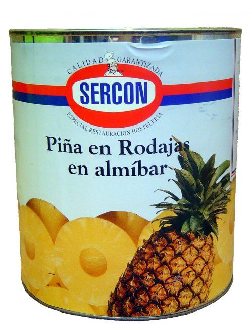 PIÑA EN ALMIBAR SERCON 3 KG.