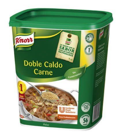 CALDO DOBLE CARNE KNORR POLVO 1 KG.