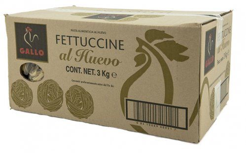 FETTUCCINE AL HUEVO GALLO 3 KG.