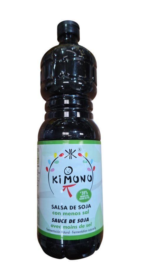 SALSA DE SOJA KIMONO BAJA EN SAL 1 LT.