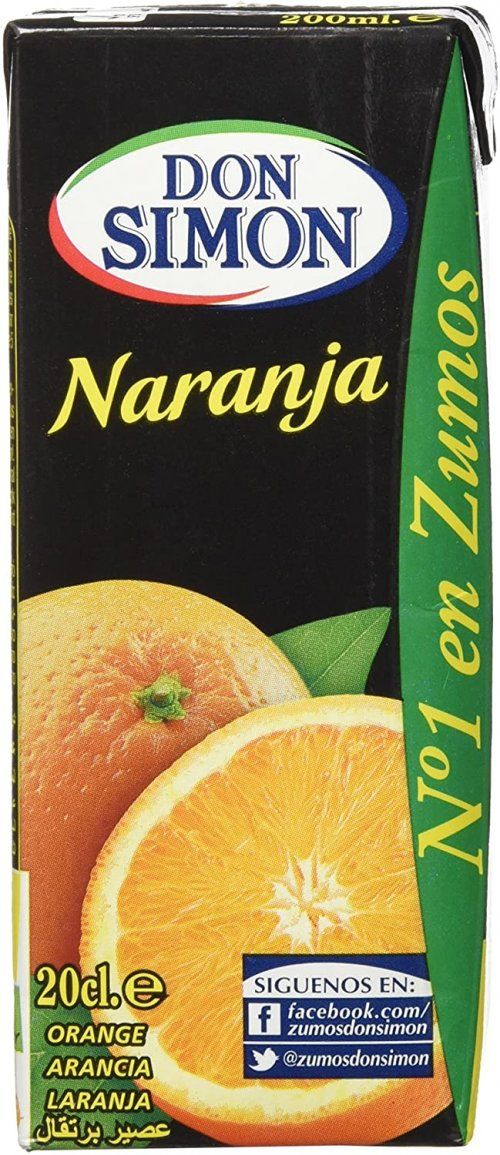 ZUMO S/AZÚCAR NARANJA DON SIMON BRICK 200 ML