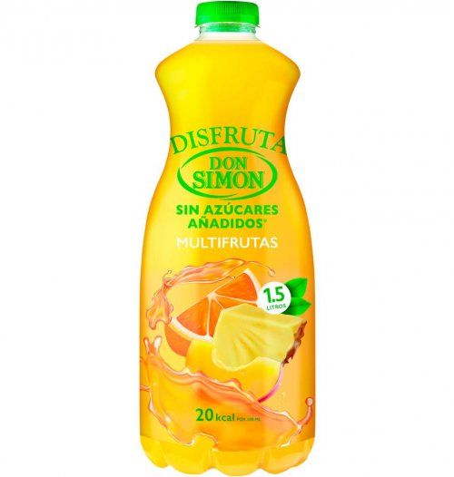 ZUMO S/AZÚCAR MULTIFRUTAS DISFRUTA 1,5 L