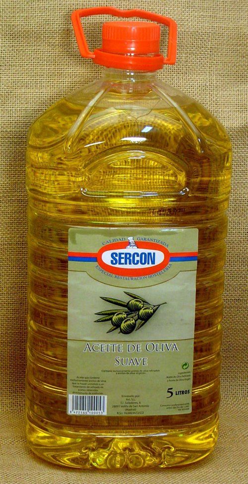 ACEITE OLIVA SUAVE SERCON 5L