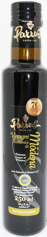 VINAGRE MODENA PARRAS 250 ML.