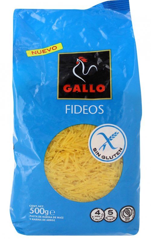 FIDEOS SIN GLUTEN GALLO 450 GR