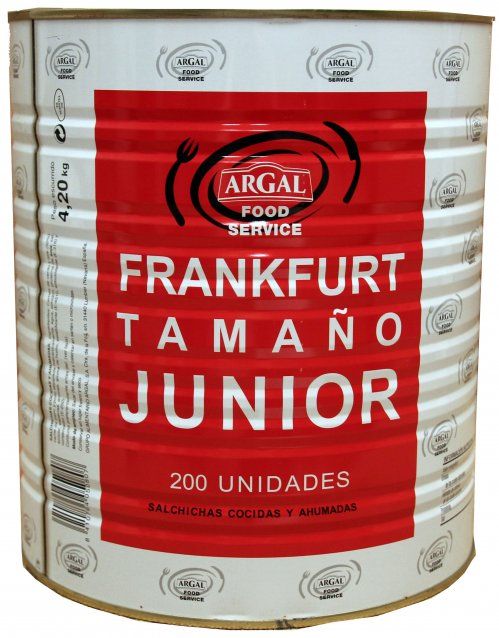 SALCHICHAS MILSABOR ARGAL 200 UDS.