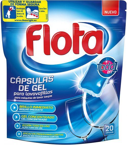 CAPSULAS LAVAVAJILLAS FLOTA 20 UD