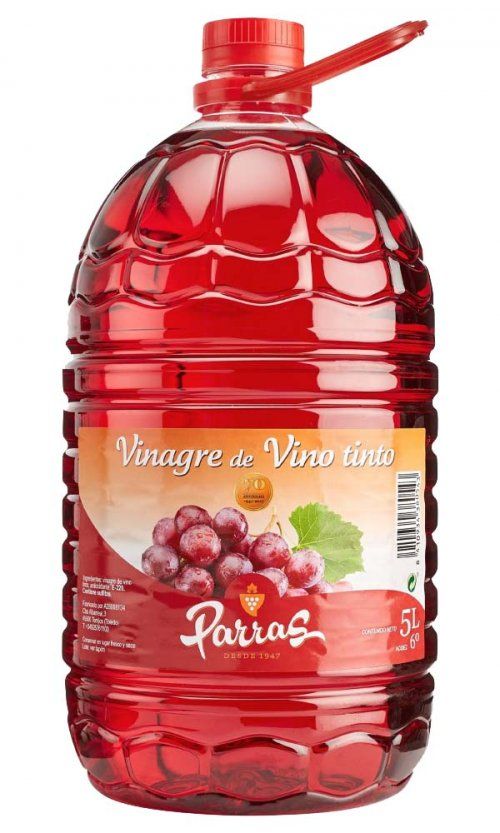 VINAGRE VINO TINTO PARRAS 5 L