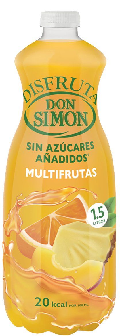 ZUMO S/AZÚCAR MULTIFRUTAS DISFRUTA 1,5 LT.