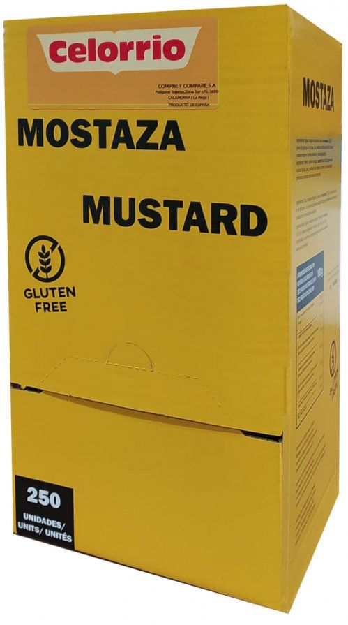 MOSTAZA CELORRIO MONODOSIS (CAJA 250 UD.)