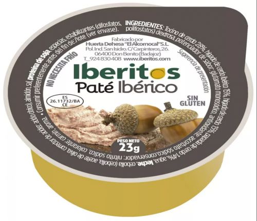 IBERITOS PATÉ IBÉRICO 25 GRS.