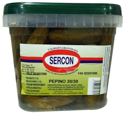 PEPINILLOS 20/30 SERCON 2,5 KGS.