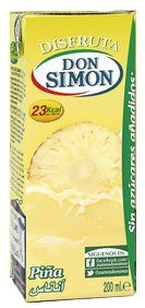 ZUMO S/AZÚCAR PIÑA DON SIMÓN BRICK 200 ML.