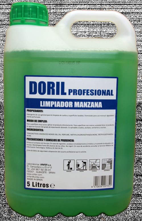 LIMPIADOR MANZANA DORIL 5 L.