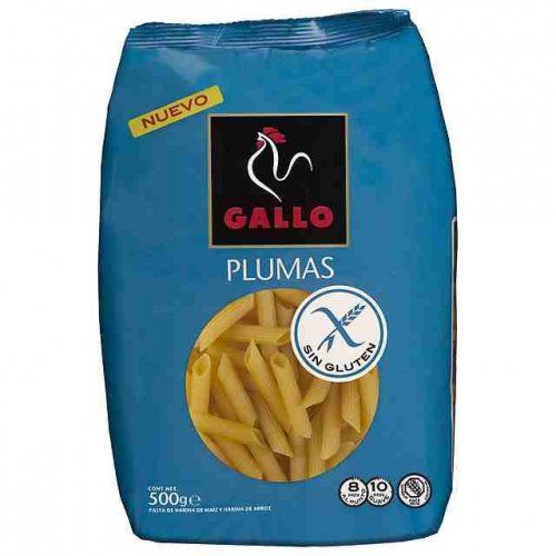PLUMAS SIN GLUTEN GALLO 450 GR
