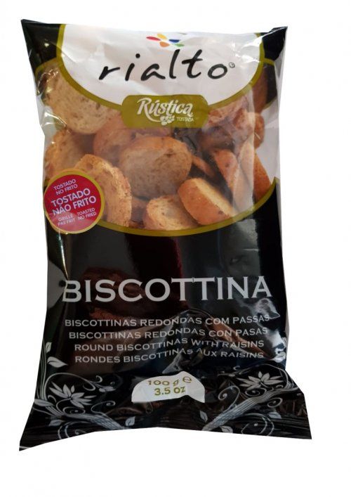 BISCOTTINA RÚSTICA CON PASAS 100 G