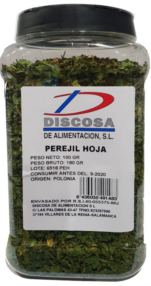 PEREJIL HOJA BOTE INDUSTRIAL