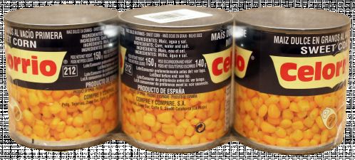 MAIZ DULCE EN GRANO CELORRIO PACK 3 LT