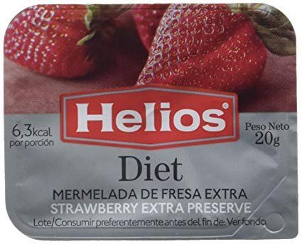 MERMELADA FRESA DIET HELIOS 20 GR.