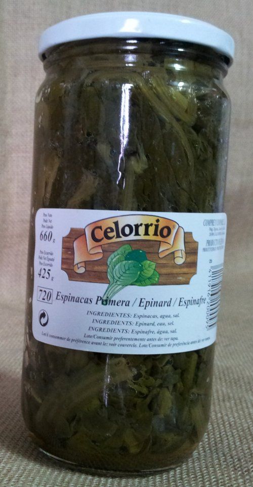 ESPINACA CELORRIO TARRO 1KG 1/12