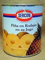 PIÑA EN SU JUGO SERCON 3 KG.