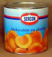 MELOCOTON EN ALMIBAR SERCON 3 KGS.