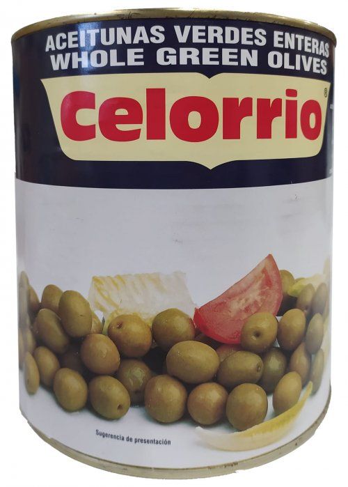 ACEITUNAS VERDES C/H 3 KG CELORRIO