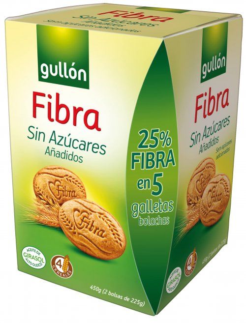 GALLETA DIET FIBRA S/A GULLÓN 450 GR.