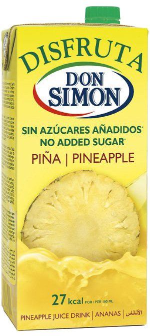 ZUMO S/AZÚCAR PIÑA DISFRUTA 1 LT.