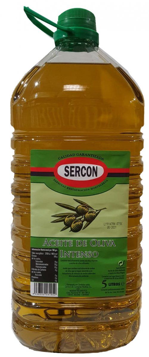 ACEITE OLIVA INTENSO SERCON 5 L.